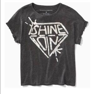 Rockets of Awesome ROA Shine On open shoulder tee